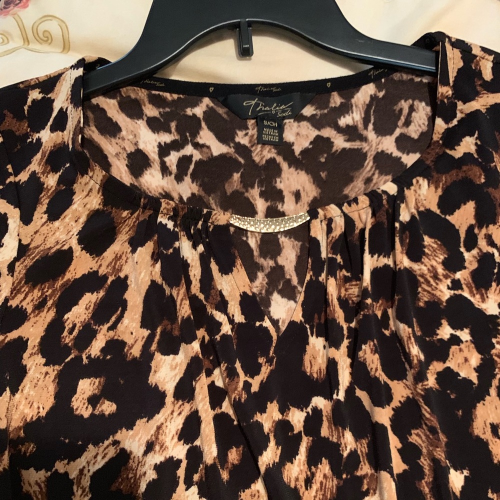 cheetah print dress